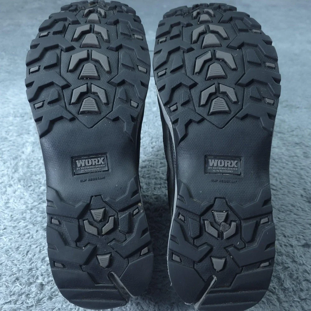 Worx  Shoes Mens Size 11 Gray Slip Resistant Safety Toe Athletic Work 5010